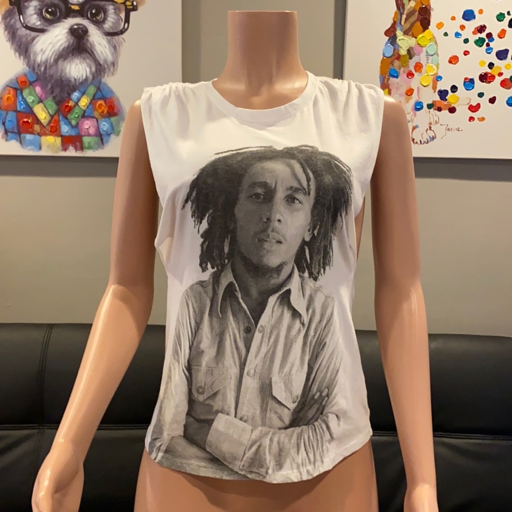 Vintage Zion Rootswear bob marley backless top